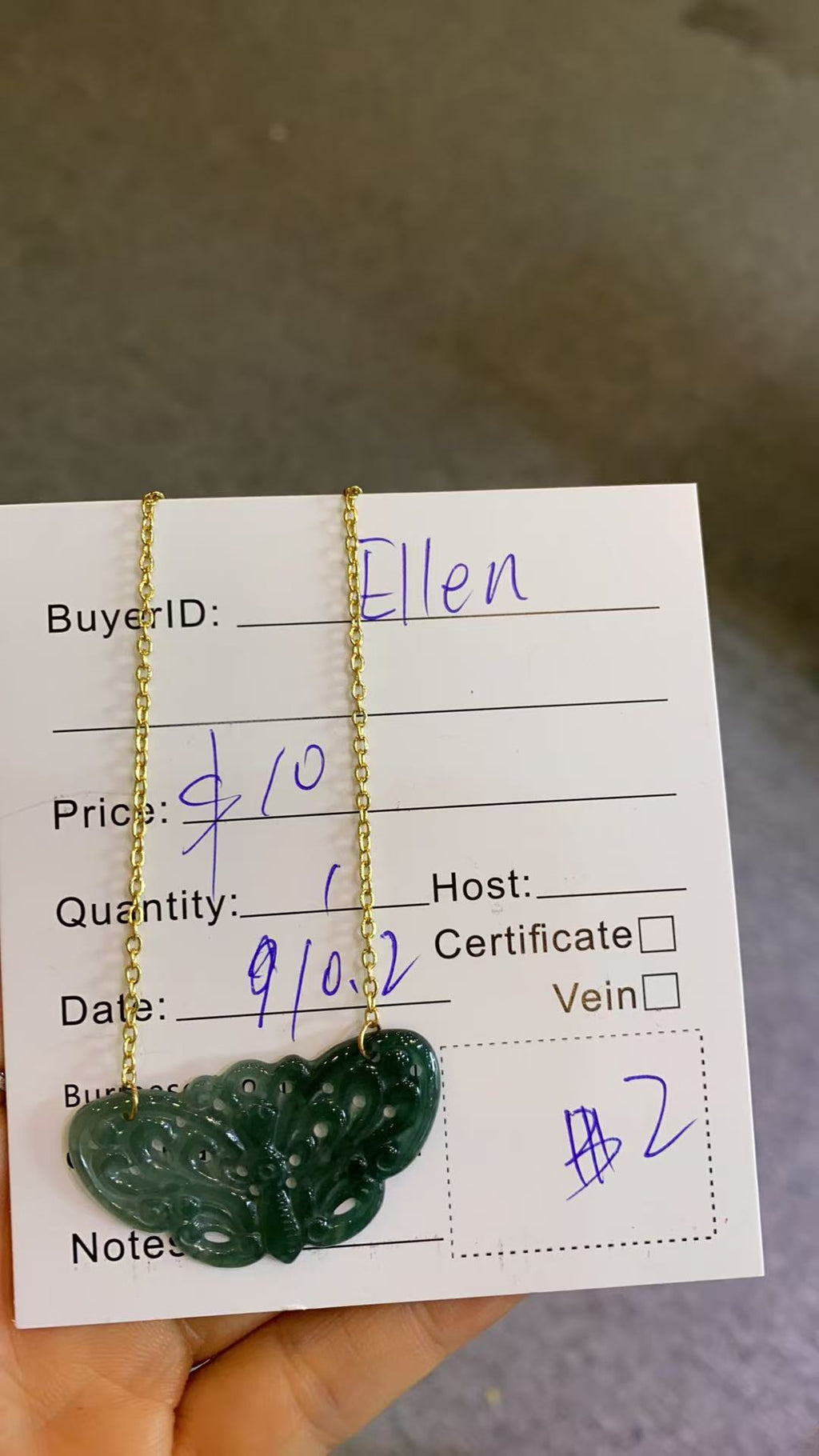 Ellen-10/02    Live Sale Exclusive Order