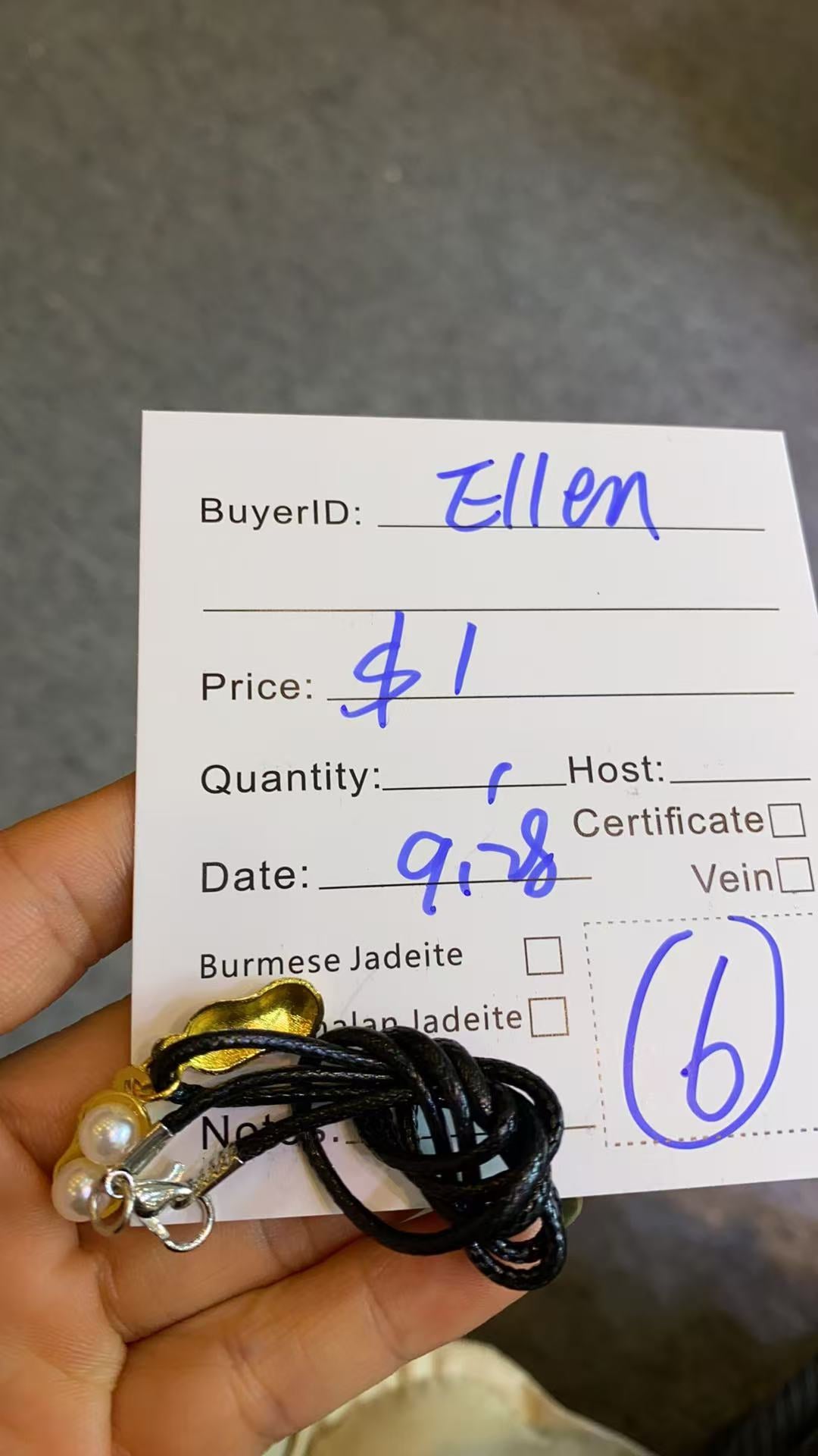 Ellen-10/02    Live Sale Exclusive Order