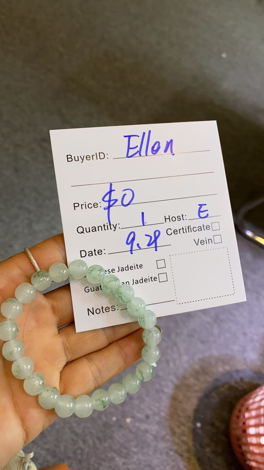 Ellen-10/02    Live Sale Exclusive Order