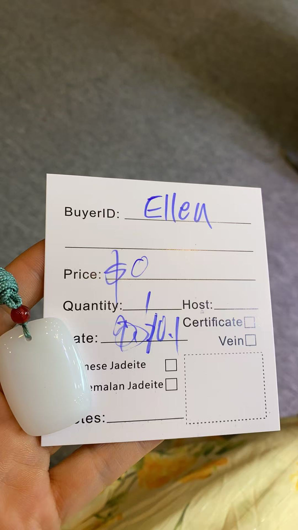 Ellen-10/02    Live Sale Exclusive Order