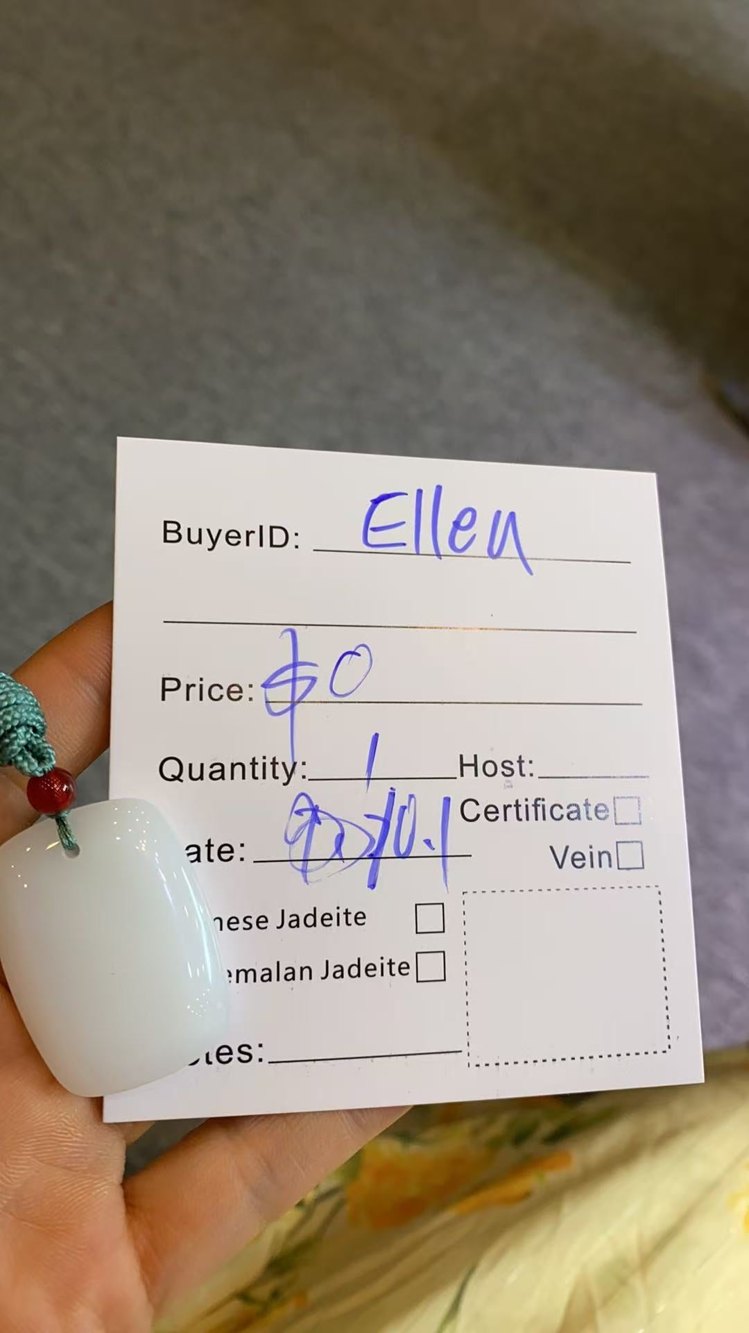 Ellen-10/02    Live Sale Exclusive Order