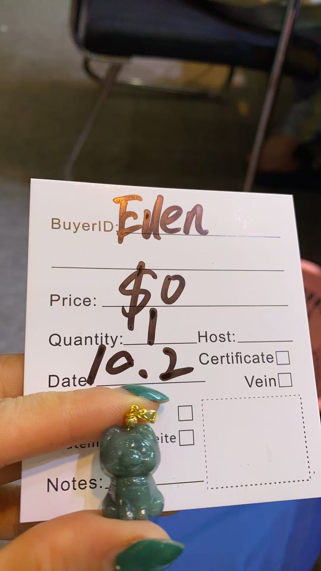 Ellen-10/02    Live Sale Exclusive Order