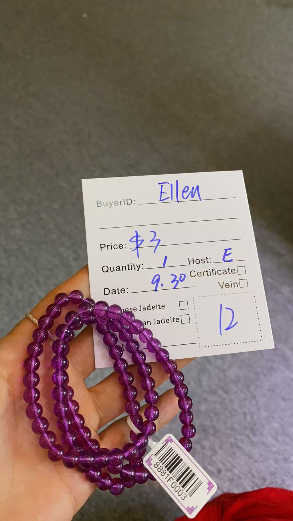 Ellen-10/02    Live Sale Exclusive Order