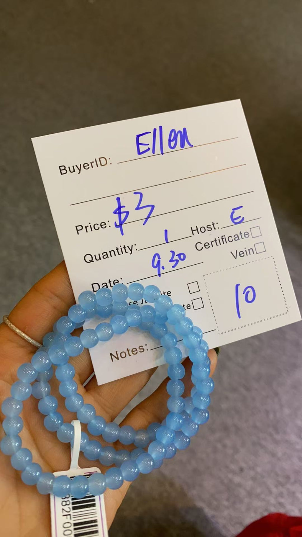 Ellen-10/02    Live Sale Exclusive Order