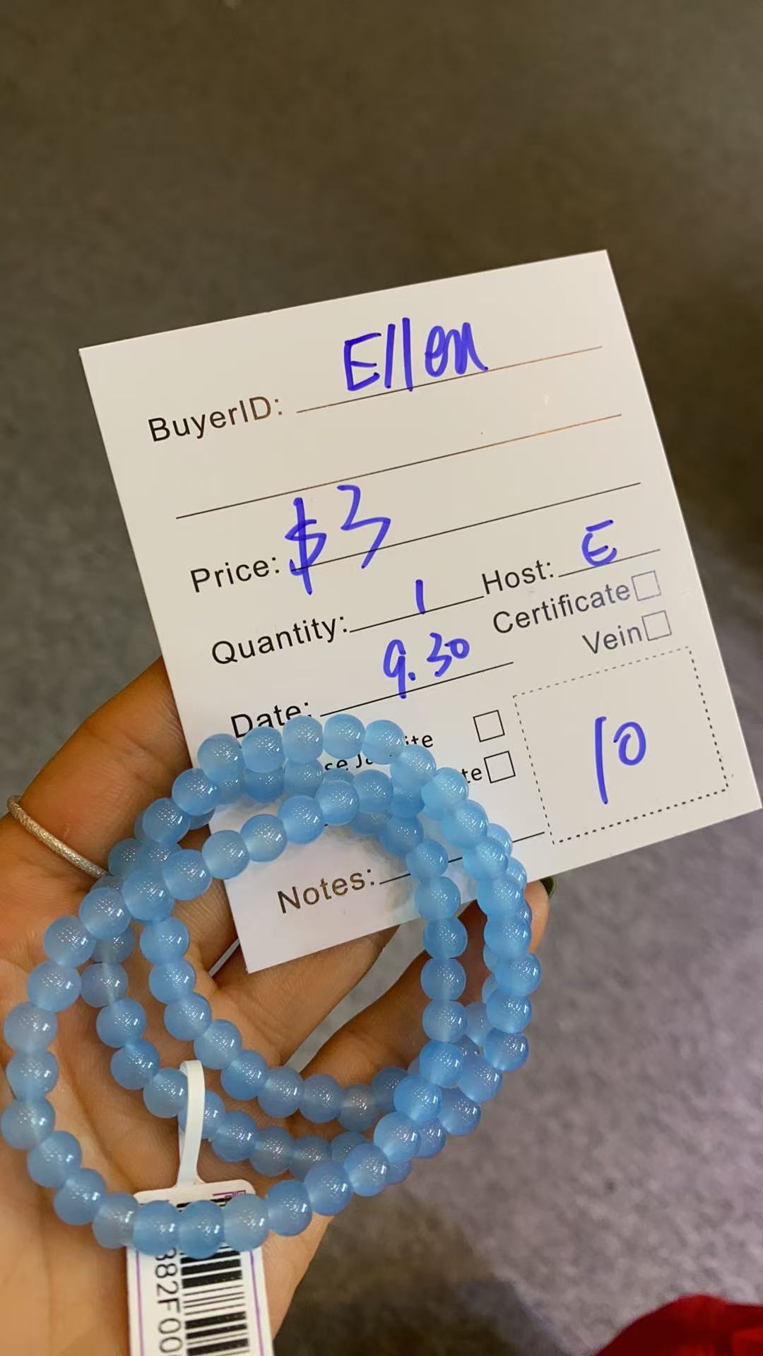 Ellen-10/02    Live Sale Exclusive Order